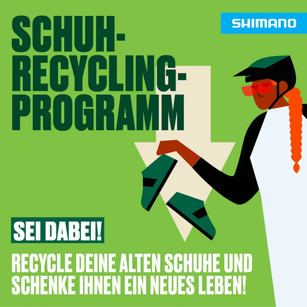 Shimano Schuh-Recyclingprogramm